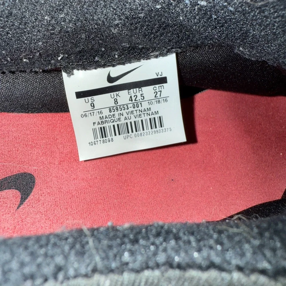 Nike Sock Dart 859553-001 Sneakers Mens 9‎ Gray Slip On Low Top Athletic Shoes